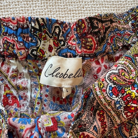 Cleobella Multicolor Paisley High Waist Shorts - Picture 2 of 4